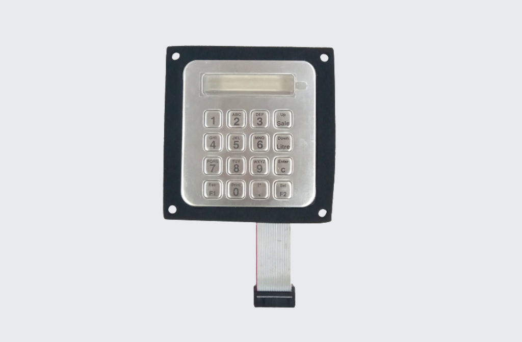 Metal Keypad Industrial for Fuel Dispensers