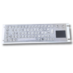 Linepro LP4214 TP Metal Keyboard With Touchpad | Stainless Steel | Water & Dust Resistant | Tactile